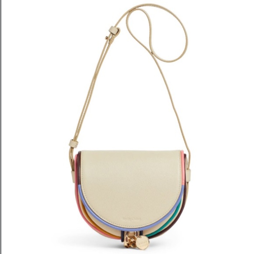 ISO See by Chloe Mara Bag in Cement Beige Colorful